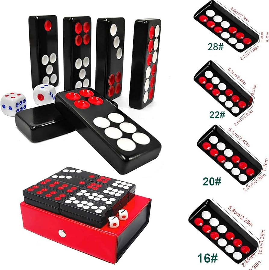 Bộ 32 viên gạch Pai Gow, Domino đen Pai Gow truyền thống của Trung Quốc, Poker Pai Gow, Trò chơi sòng bạc hay nhất, Đồ chơi giải trí thú vị (20#): Amazon.ca: Đồ chơi & Trò chơi